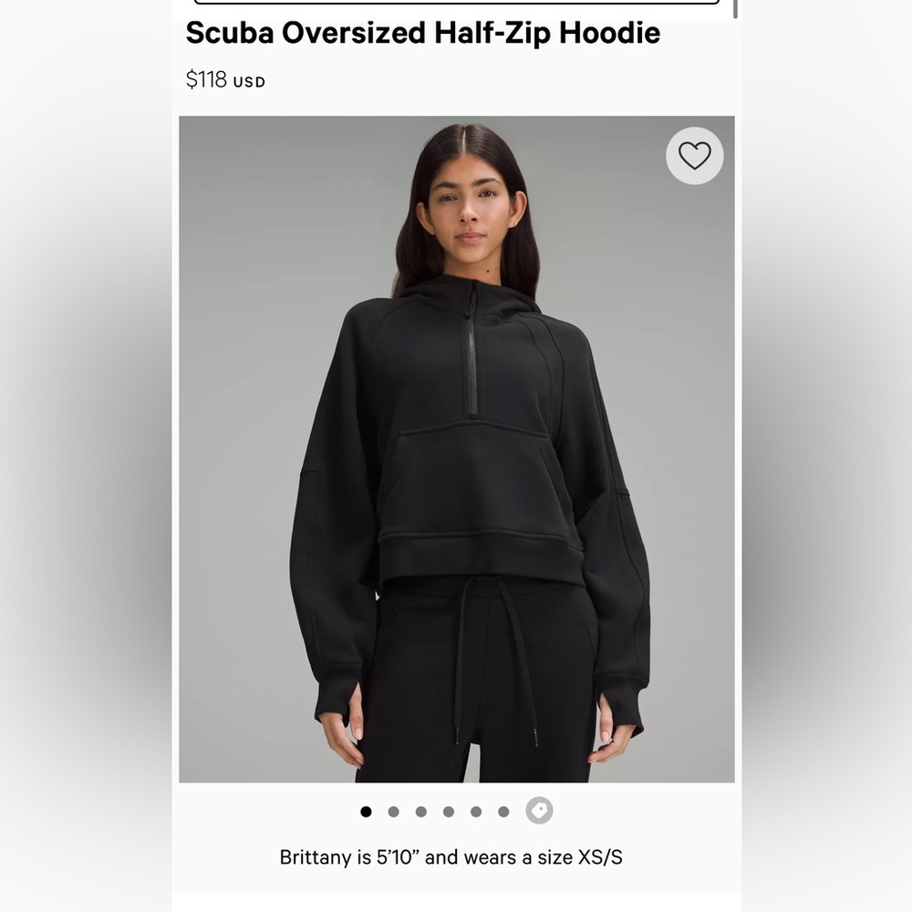 Lululemon Oversized Scuba Sweatshirt
